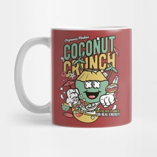 Retro Cartoon Cereal Box // Coconut Crunch // Funny Vintage Breakfast Cereal Mug